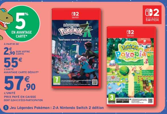 Jeu Légendes Pokémon : Z-A Nintendo Switch 2 édition