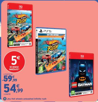 Jeu Hot wheels unleashed infinite rush