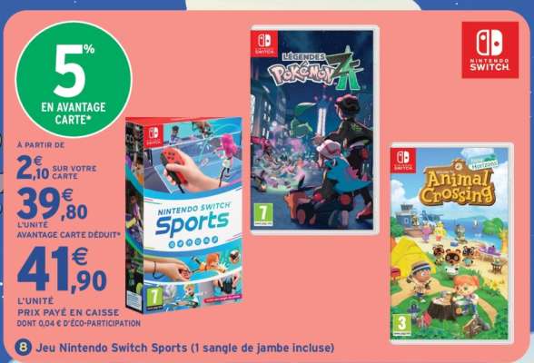 Jeu Nintendo Switch Sports