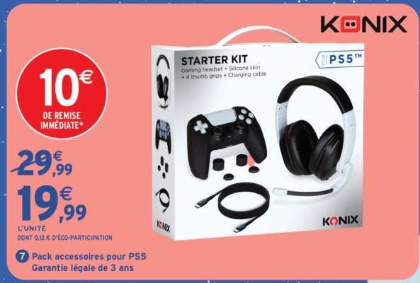 Pack accessoires pour PS5