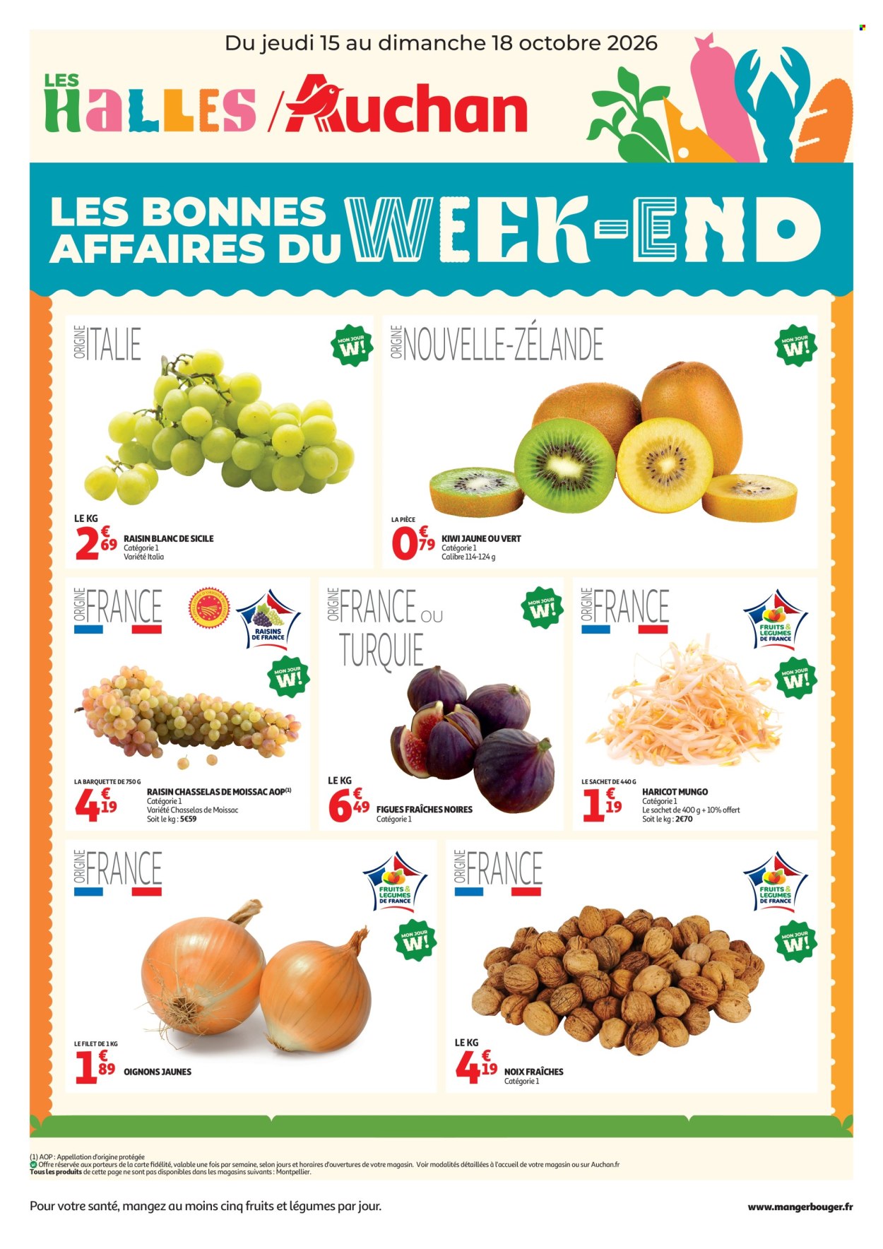 Catalogue Auchan - 15/10/2026 - 18/10/2026. Page 1