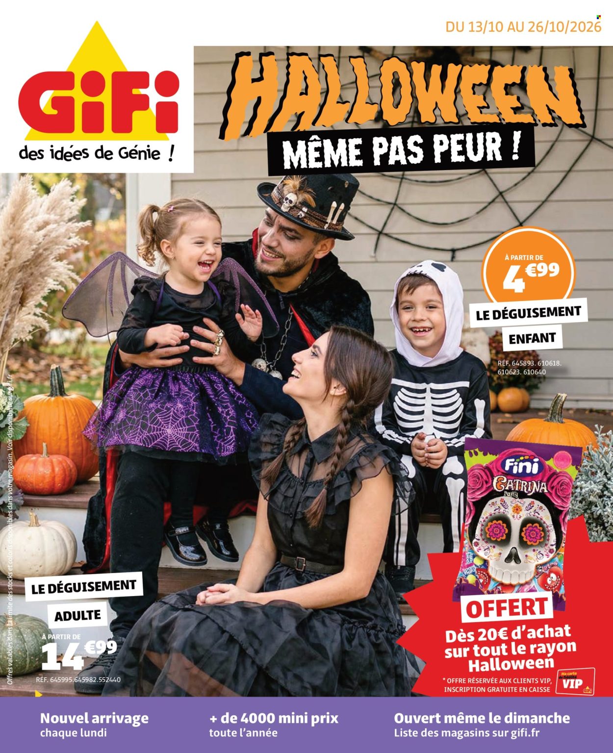 Catalogue GiFi - 13/10/2026 - 26/10/2026. Page 1