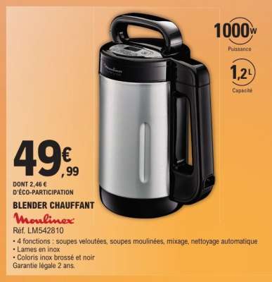 Blender Chauffant Moulinex