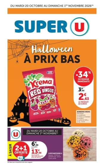 Catalogue SUPER U - 20/10/2026 - 01/11/2026.