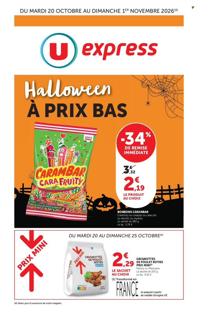 Catalogue U express - 20/10/2026 - 01/11/2026. Page 1