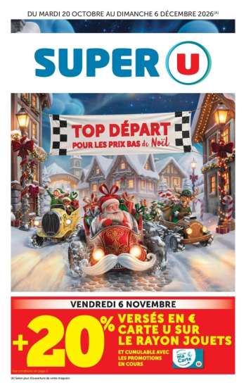 Catalogue SUPER U - 20/10/2026 - 06/12/2026.
