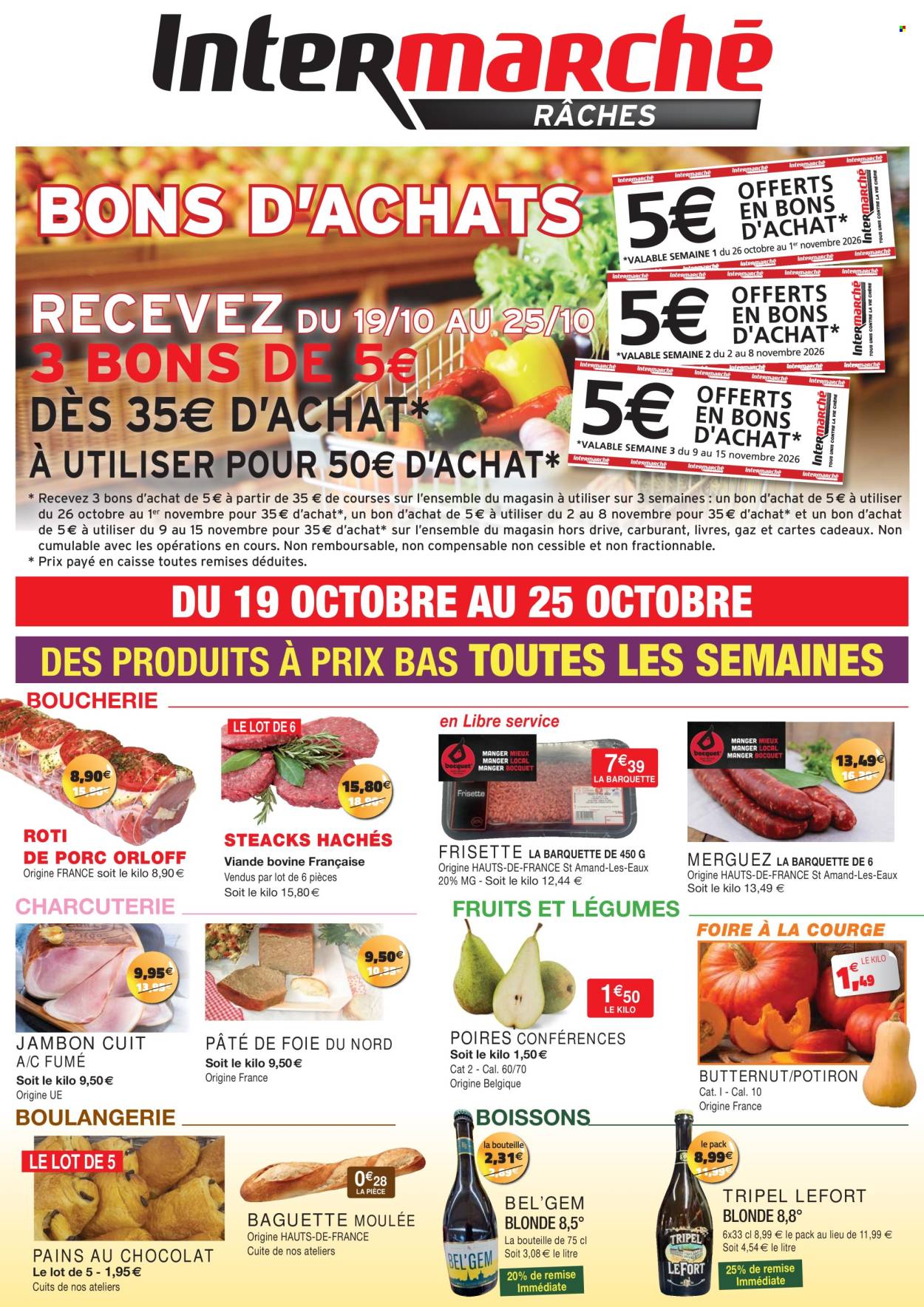 Catalogue Intermarché Super - 19/10/2026 - 25/10/2026. Page 1