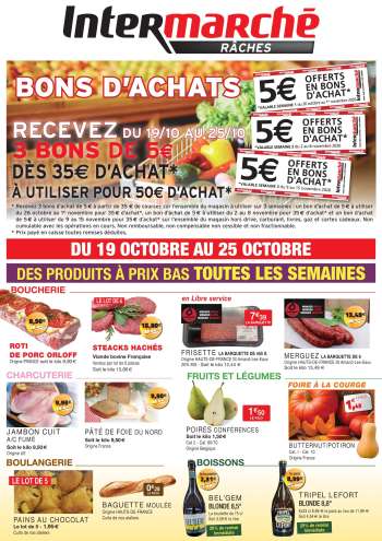 Catalogue Intermarché Super - 19/10/2026 - 25/10/2026.