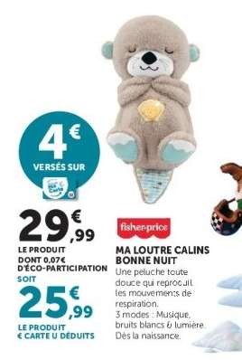 Ma loutre câlins bonne nuit
