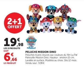 PELUCHE MISSION DINO