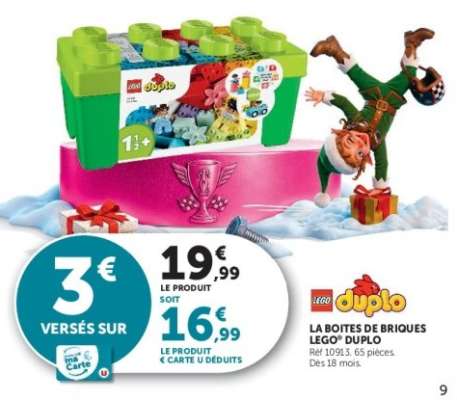 LA BOITES DE BRIQUES LEGO® DUPLO