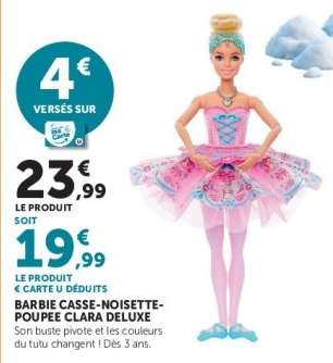 BARBIE CASSE-NOISETTE - POUPEE CLARA DELUXE