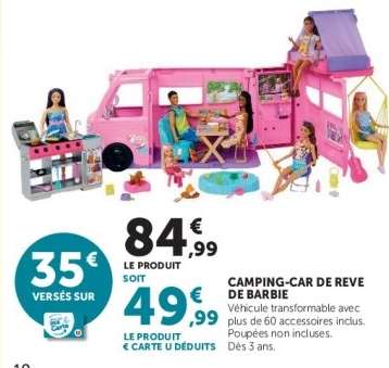 CAMPING-CAR DE RÊVE DE BARBIE