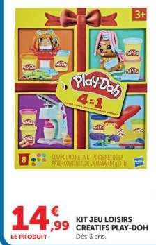 KIT JEU LOISIRS CREATIFS PLAY-DOH