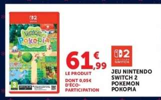 Jeu Nintendo Switch 2 Pokemon Pokopia