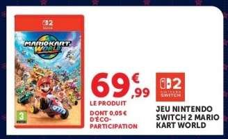 Jeu Nintendo Switch 2 Mario Kart World