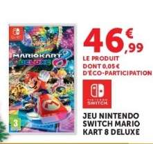 JEU NINTENDO SWITCH MARIO KART 8 DELUXE