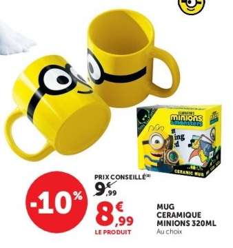 Mug Ceramique Minions 320ml