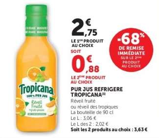Pur Jus Réfrigéré Tropicana