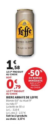 BIÈRE ABBAYE DE LEFFE