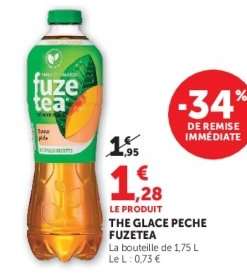 THÉ GLACÉ PÊCHE “FUZETEA”