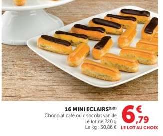 16 MINI ECLAIRS