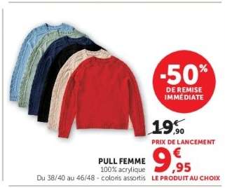 Pull femme