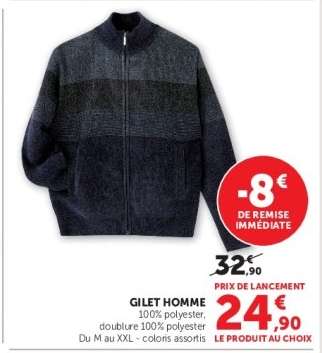 Gilet homme