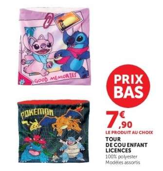 TOUR DE COU ENFANT LICENCES