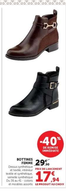 BOTTINES FEMME