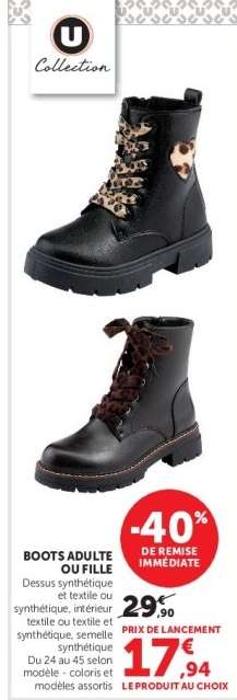BOOTS ADULTE OU FILLE