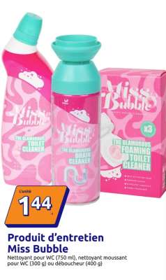 Produit d'entretien Miss Bubble