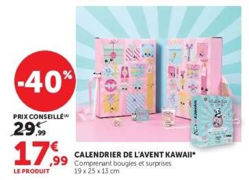 Calendrier de l'avent Kawaii