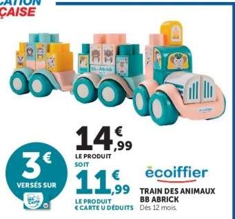 TRAIN DES ANIMAUX BB ABRICK