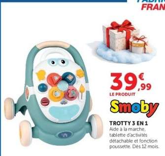 Smoby TROTTY 3 EN 1