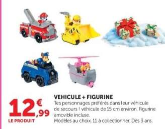 Véhicule + figurine