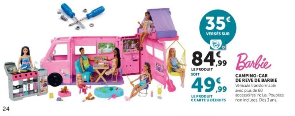 CAMPING-CAR DE RÊVE DE BARBIE