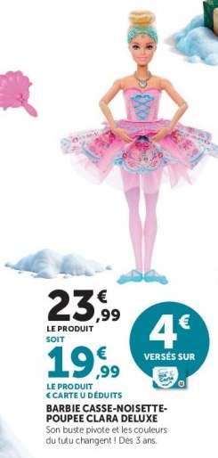 BARBIE CASSE-NOISETTE - POUPEE CLARA DELUXE