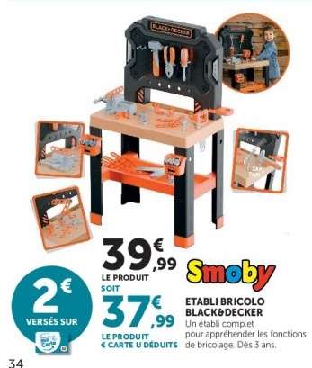 ETABLI BRICOLO BLACK&DECKER