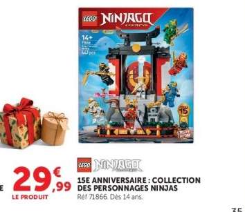 LEGO NINJAGO 15E ANNIVERSAIRE: COLLECTION DES PERSONNAGES NINJAS