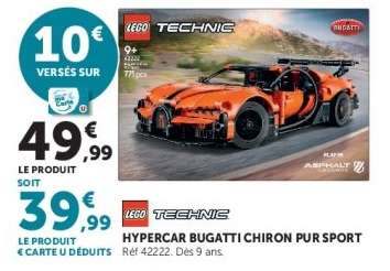 LEGO TECHNIC HYPERCAR BUGATTI CHIRON PUR SPORT