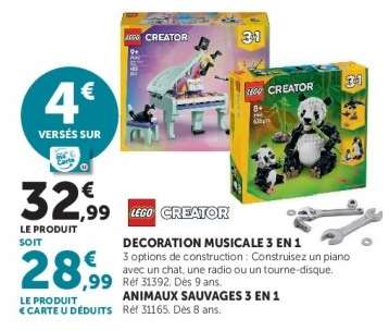 LEGO CREATOR DECORATION MUSICALE 3 EN 1