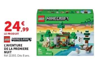 LEGO Minecraft L'AVENTURE DE LA PREMIERE NUIT