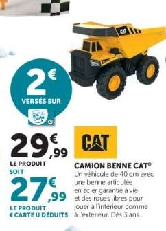 CAMION BENNE CAT