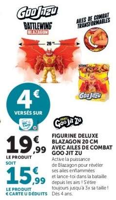 Figurine Deluxe Blazagon 20 cm avec Ailes de Combat Goo Jit Zu