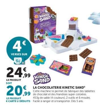 LA CHOCOLATERIE KINETIC SAND
