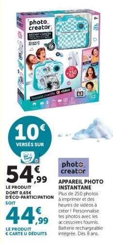 Appareil photo instantané