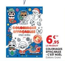 COLORIAGES EFFAÇABLES - C'EST NOËL