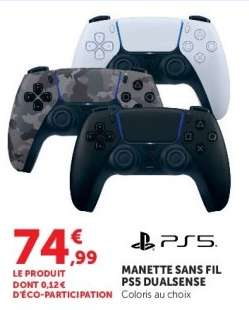 MANETTE SANS FIL PS5 DUALSENSE
