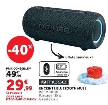 Enceinte Bluetooth Muse